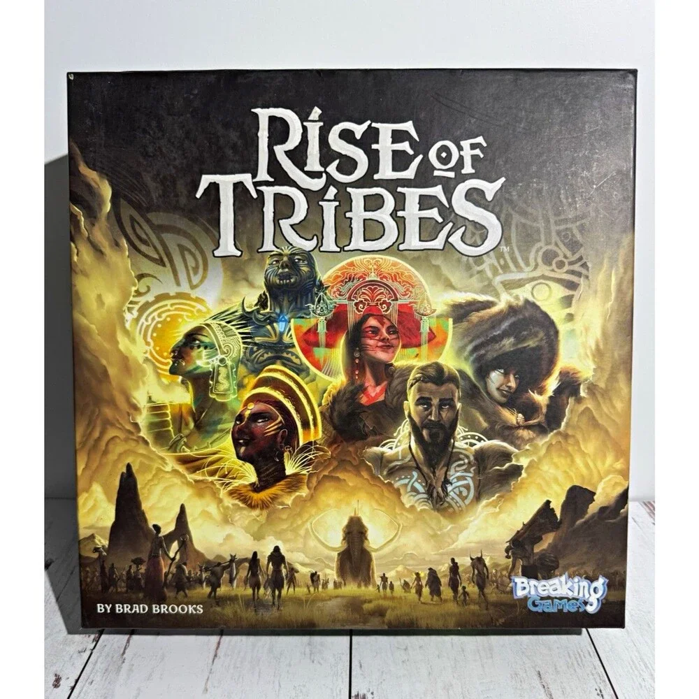 Breaking Games Rise of Tribes Civilization Board Game 2+P Ages 10+ Limited Tiles